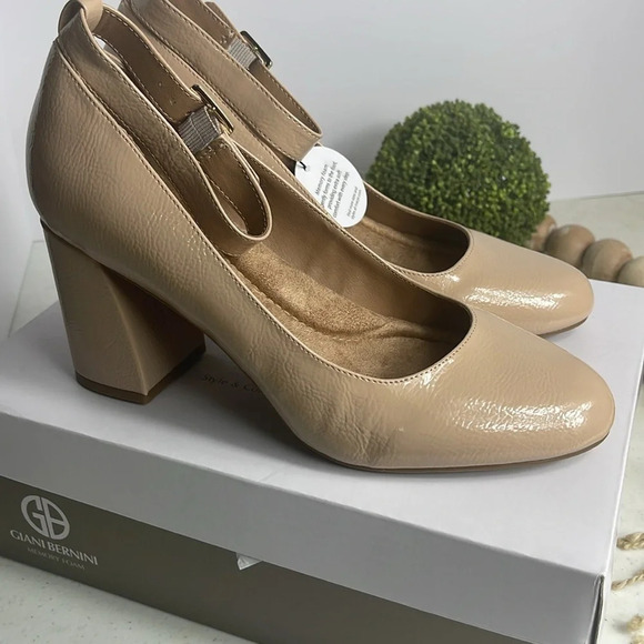 Giani Bernini Women's Valentinaa Memory Foam Ankle Strap Block Heel Pumps.8.5 - Picture 11 of 11
